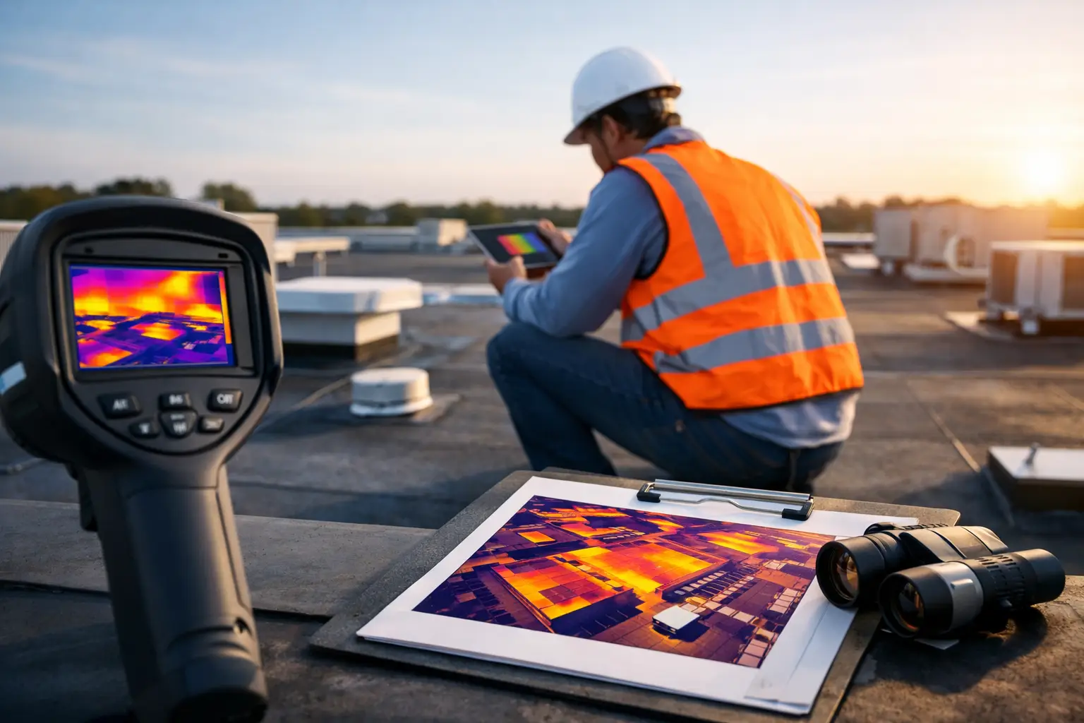 What a Thermal Roof Inspection Report Shows